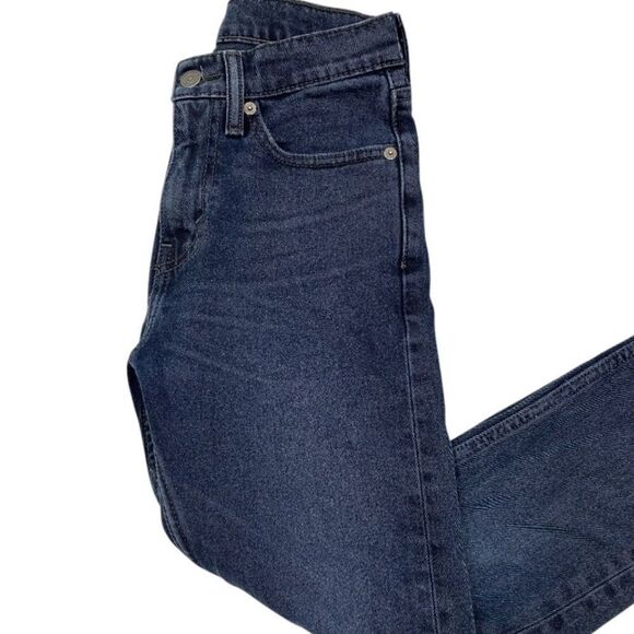 Ladies Levis 501 Indigo Wash‎ Skinny Fit Jeans Size 27x27 - Picture 3 of 11